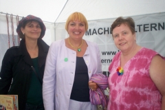 2009-Prominenter Besuch am Stand