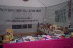 2009-Stand bei der Hocketse der Aidshilfe