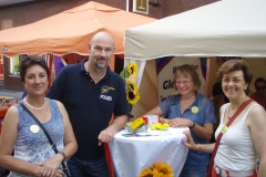 Besuch v. VELS-POL H. Ulmer am Stand 27.7.14